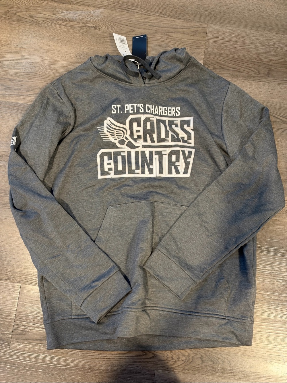 adidas Gray St. Pet's Chargers Cross Country Hoodie